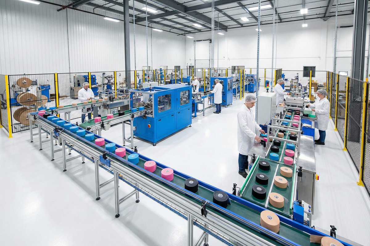 ActiveX sports tape manufacturing factory production line